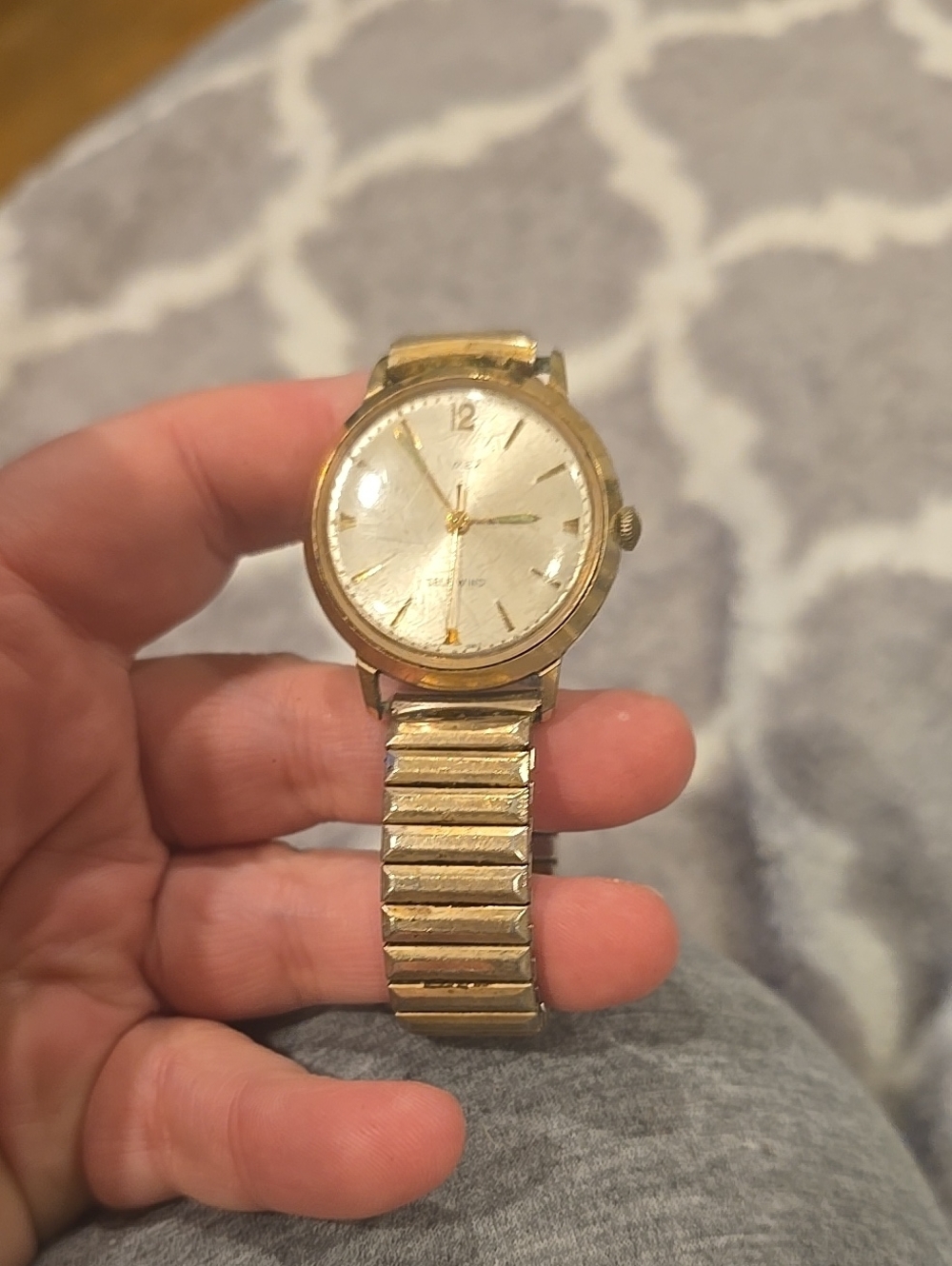 Vintage Gold-Tone Men's Watch -timex Self Wind 1963